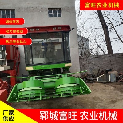 玉米收割机小型轮式圆盘青贮机农作物双行玉米秸秆粉碎青储机厂家图4