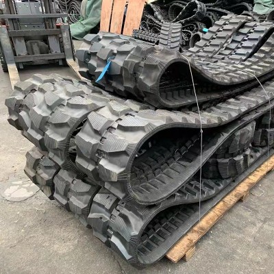 厂家现货供应园林农用橡胶履带 各种型号挖掘机橡胶履带配件图3