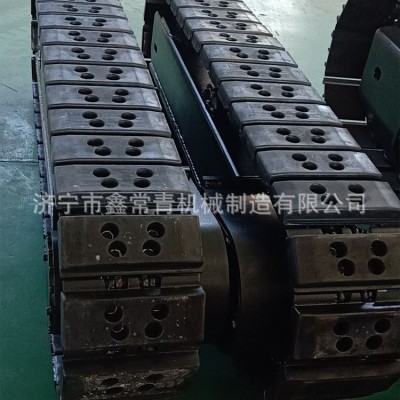 厂家现货供应园林农用橡胶履带 各种型号挖掘机橡胶履带配件图4