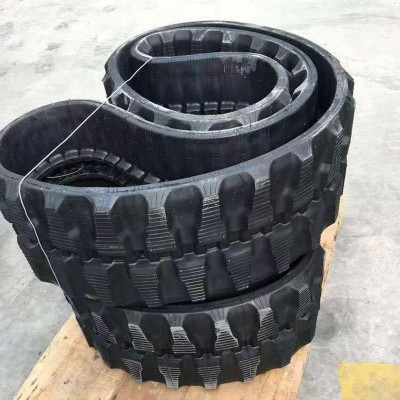 现货供应工程挖掘机橡胶履带 厂家销售液压挖掘机配件橡胶履带图3