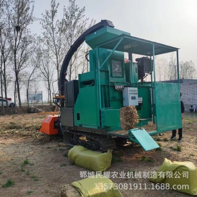 大型玉米秸秆收割粉碎打捆一体机牧草牛羊饲料青储收割粉碎打包机图3