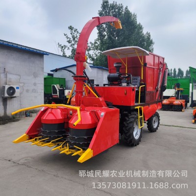 小型65马力青储机农用玉米秸秆收割青储机圆盘式养殖场饲 料收获机图5