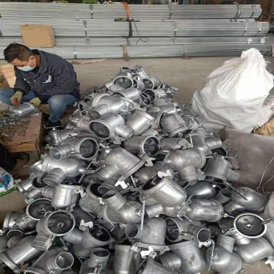 节水灌溉ø140-125铝帽子截阀体开关 上阀体 支阀门 现货销售图5