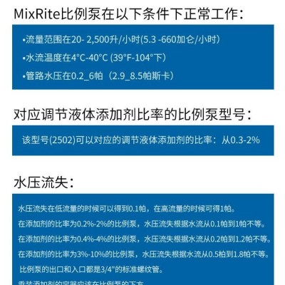 泰芬2502畜牧养殖加药器 2504比例施肥泵 比例混合泵 灌溉施肥器 配比泵 比例施肥泵工业稀释泵图4