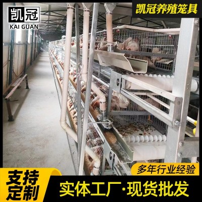 框架蛋鸡笼工业化养殖设备全自动化畜牧饲养机械热镀锌立体养鸡笼图2