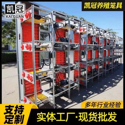 框架蛋鸡笼工业化养殖设备全自动化畜牧饲养机械热镀锌立体养鸡笼图3