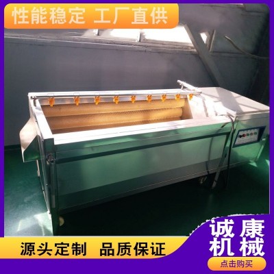 红薯清洗去皮机设备地瓜去泥沙清洗机现货商用鲜姜毛辊清洗机图3