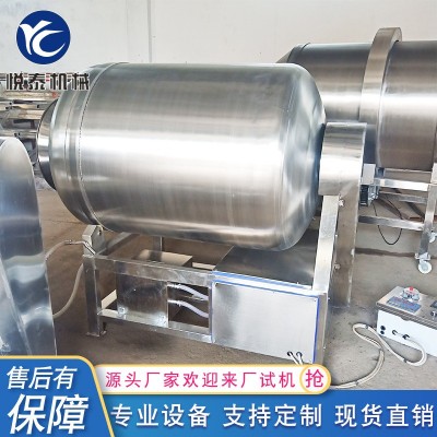 肉制品腌制搅拌机 304不锈钢牛羊鸡鸭肉滚揉机 全自动真空滚揉机图5