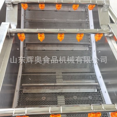 生姜高压喷淋清洗设备 洗毛肚气泡翻滚洗菜机 果蔬海鲜气 泡清洗图2