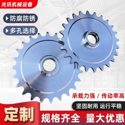 双节距链轮304不锈钢链轮械设备传动输送机链轮齿轮碳钢轴承齿轮图3