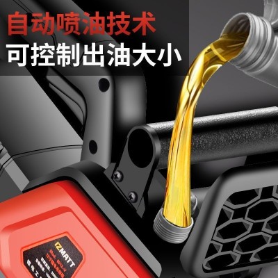 12寸无刷电链锯 充电式伐木修枝锯 家用 小型电链锯手持锂电锯图3