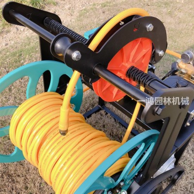 48V60V双电机全自动卷管放管遥控打药机农用高压柱塞泵果园喷雾器图5