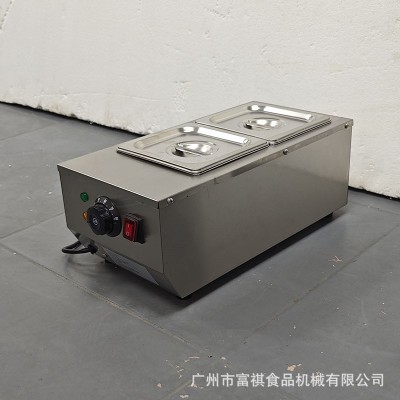 不锈钢电热巧克力熔炉 跨境货源全球插头商用二盆/三盆巧克力熔炉图3
