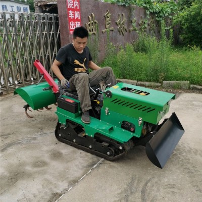 多功能履带开沟机 深耕旋耕机 群策机械 使用灵活图2