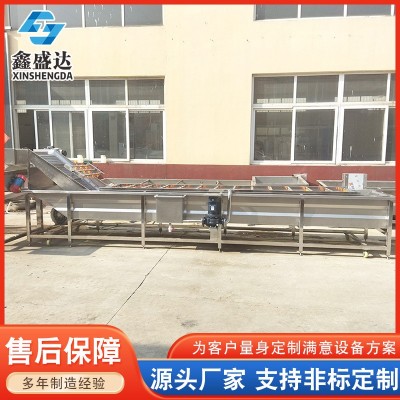 商用果蔬气泡清洗机 小龙虾喷淋式清洗设备 辣椒韭菜苹果清洗机图4