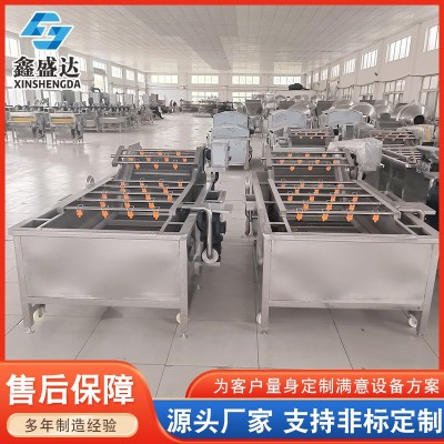 商用果蔬气泡清洗机 小龙虾喷淋式清洗设备 辣椒韭菜苹果清洗机图3