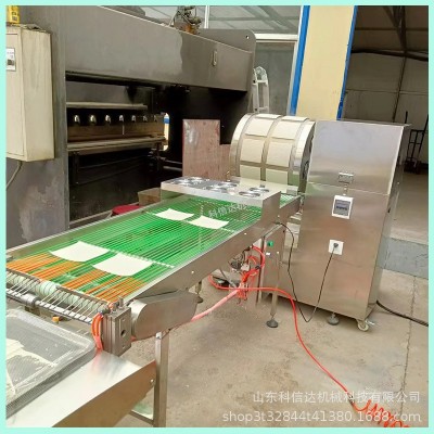 北京烤鸭饼机 定制各种尺寸形状春卷皮机 多功能烤鸭饼机图2