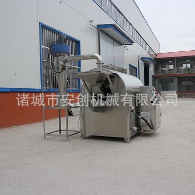 安创大型滚筒炒货机 全自动芝麻黄豆炒制设备瓜子花生全自动炒锅图4