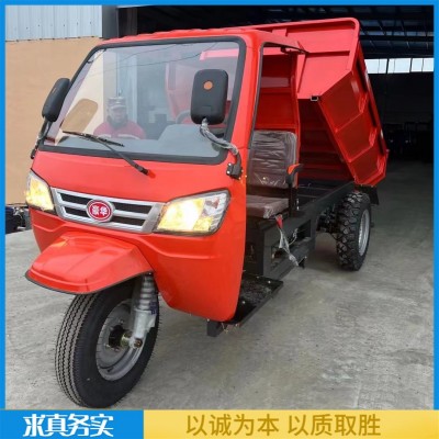程达 工程三轮车 无棚电打火双梁加固车厢柴油自卸车图3