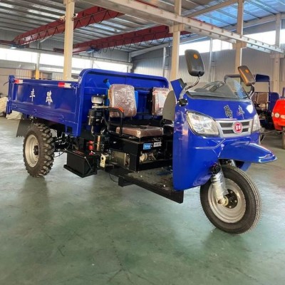 圣成建筑工程拉货运输车 矿用柴油自卸三轮车 25马力带高低速图5