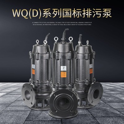 厂家现货380v潜水排污泵QW无堵塞立式污水泵移动污泥抽水泵潜水泵图2