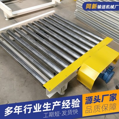 无动力滚筒输送机 90度环形物流分拣流水线 小型直行滚筒线传送机图3