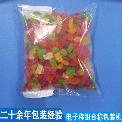 全自动软糖包装机 袋装压片糖果称重包装机 组合称糖果包装生产线图3