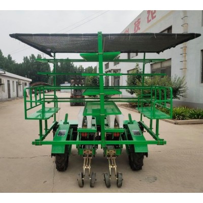 福瑞特 自走式移栽机 两行蔬菜小苗移植机械 种苗栽苗器图2
