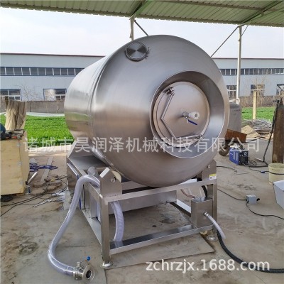 肉制品液压滚揉机 不锈钢倾斜式真空滚揉设备 商用全自动滚揉机图4
