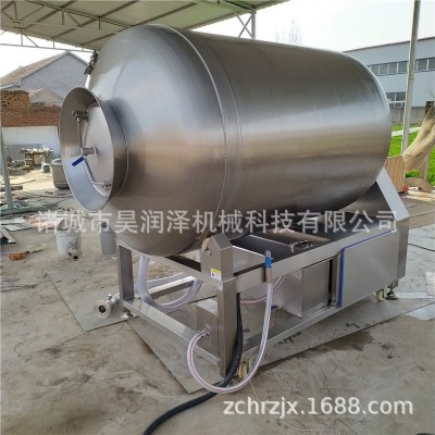 肉制品液压滚揉机 不锈钢倾斜式真空滚揉设备 商用全自动滚揉机图2