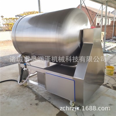 肉制品液压滚揉机 不锈钢倾斜式真空滚揉设备 商用全自动滚揉机