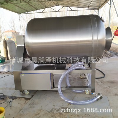 肉制品液压滚揉机 不锈钢倾斜式真空滚揉设备 商用全自动滚揉机图3