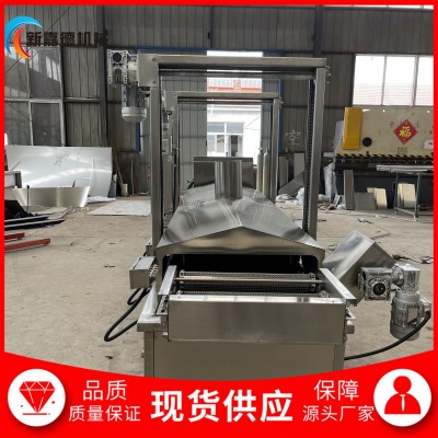 面包片油炸机 炸面包机器 圆面包淋水裹糠生产线图3