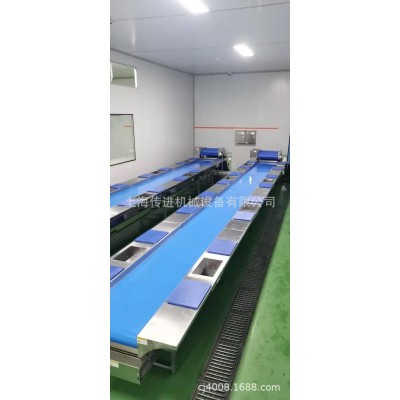 蔬菜分拣输送机 厨房配菜流水线 餐饮管理食堂流水线图4