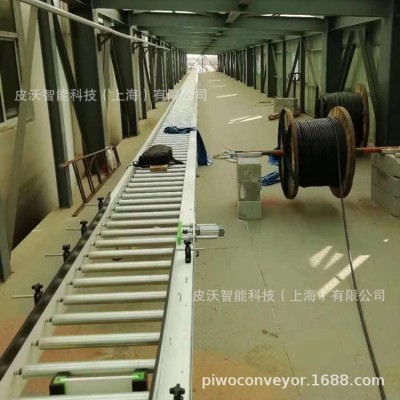 滚筒输送机分道输送系统 滚筒上下移载机 滚轮线 锥滚辊道输送线图4