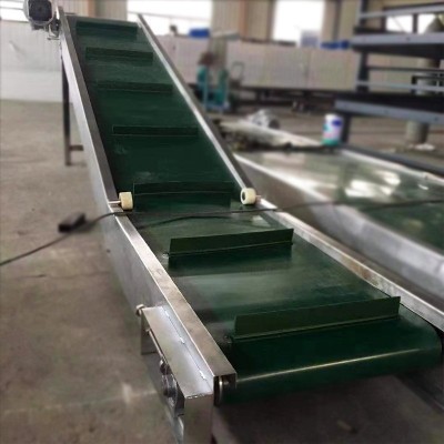 输送塑料制品皮带输送机直行抽纸包装输送流水线爬坡式皮带提升机图4