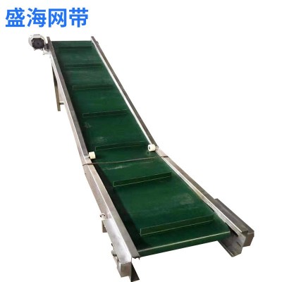 输送塑料制品皮带输送机直行抽纸包装输送流水线爬坡式皮带提升机图2