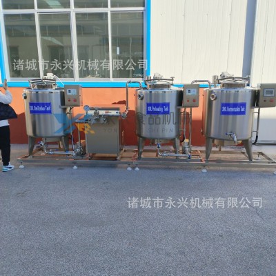 巴氏酸奶杀菌设备 全自动羊奶驼奶液体生产线 小型酸奶生产线图3