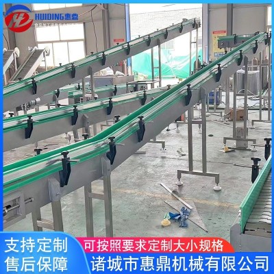 弯道输送机设备 不锈钢转弯输送机 螺旋输送不锈钢链板等输送设备图2