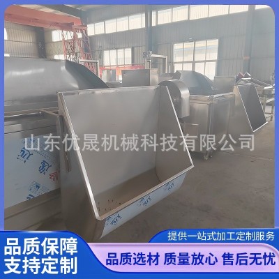 方框油炸锅 虎皮肘子油炸单机 猪蹄油炸机 柴油加热油炸机图4
