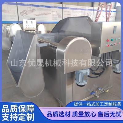 方框油炸锅 虎皮肘子油炸单机 猪蹄油炸机 柴油加热油炸机图2