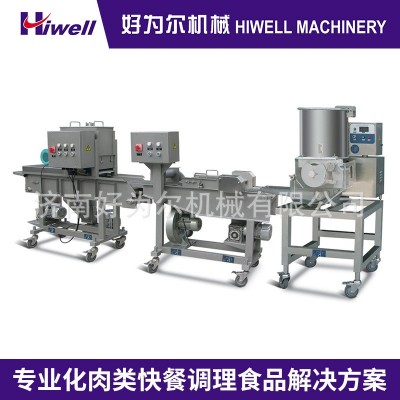 厂家销售好为尔全自动南瓜饼机器 芝麻饼成型机 商用中秋月饼机图2
