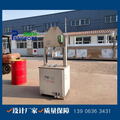 小型猪头劈半机 脚踏式劈猪头机 鹏福特商用劈猪脑壳机图片图2