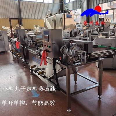 全自动整套肉丸生产线 牛肉丸挤出机 春秋机械包心鱼丸成套设备图4