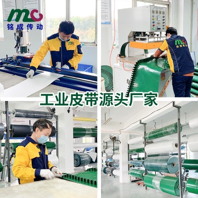 厂家热销 食品级聚氨酯防滑钻石纹输送带 PU白色钻石花 纹输送带图2