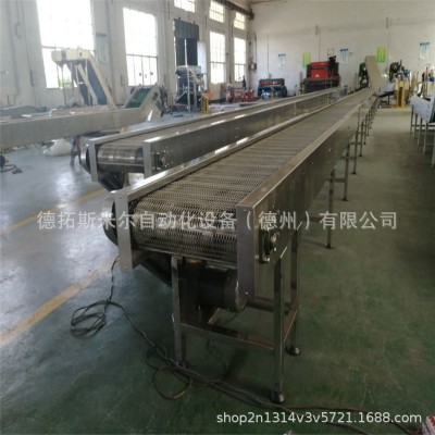 风机冷却传送带厂家网链输送线带风机网链传送带带接水盘传送带图3